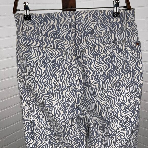 Abercrombie Fit Jeans Women 8R/29 Blue Wave‎ Waves 90s Straight Ultra High Rise - Picture 2 of 11